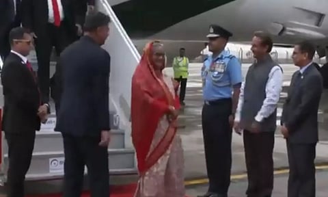 2 நாள் பயணமாக டெல்லி வந்தடைந்தார் வங்காளதேச பிரதமர் ஷேக் ஹசீனா