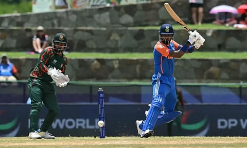 பாண்ட்யா, கோலி அதிரடி: 196 ரன்களை குவித்தது இந்தியா