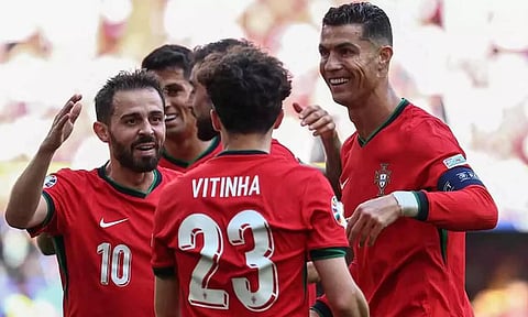 யூரோ கால்பந்து : 3-0 என்ற கோல் கணக்கில் ரொனால்டோவின் போர்ச்சுக்கல் அணி அபார வெற்றி