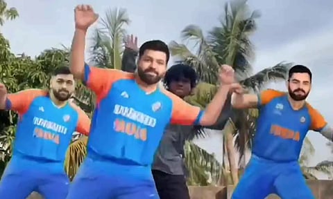 'நன்னாரே' பாடலுக்கு டேன்ஸ் ஆடிய டோனி, கோலி, ரோகித்: ஏஐ வீடியோவை பகிர்ந்த ரிஷப் பண்ட்