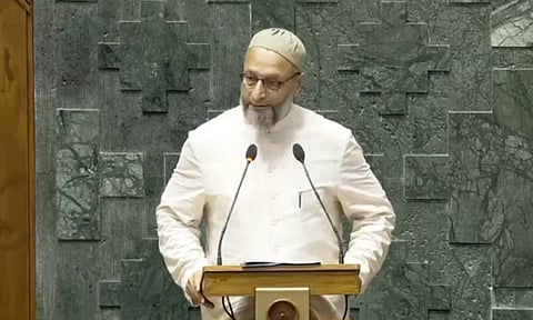 ஜெய் ஸ்ரீராம்-ஜெய் பாலஸ்தீனம்: ஒவைசி பதவியேற்பில் சர்ச்சை