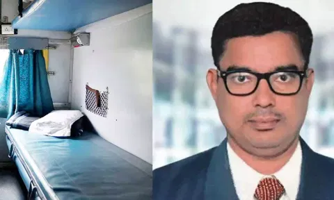 ரெயிலில் மேல் படுக்கை கீழே விழுந்ததால் படுகாயமடைந்த நபர் சிகிக்சை பலனின்றி உயிரிழப்பு