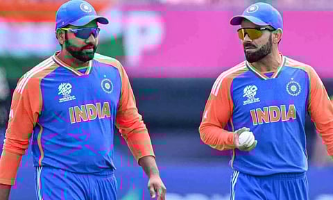 இறுதிப் போட்டிக்காக சேமித்து வைத்திருக்கலாம்- கோலியின் பார்ம் குறித்து ரோகித் கருத்து