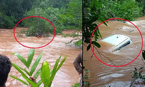 கேரளாவில் `கூகுள் மேப்' உதவியுடன் சென்ற கார் ஆற்றுக்குள் பாய்ந்தது