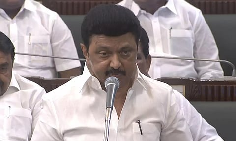 சட்டசபையில் 110 விதியின் கீழ் அறிவிப்புகளை வெளியிட்ட முதலமைச்சர் மு.க.ஸ்டாலின்