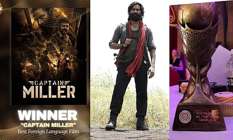 லண்டனில் தேசிய விருது வென்ற கேப்டன் மில்லர்