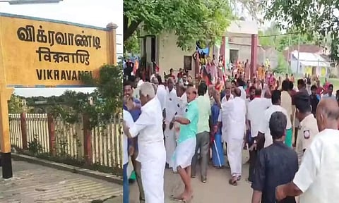 விக்கிரவாண்டியில் தி.மு.க.-நாம் தமிழர் கட்சியினர் மோதல்
