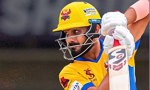 டிஎன்பிஎல்: திருச்சி வெற்றிபெற 161 ரன்களை இலக்காக நிர்ணயித்தது திண்டுக்கல்