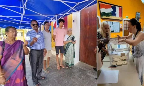 பிரான்ஸ் பாராளுமன்ற தேர்தல்: புதுச்சேரியில் 2-ம் சுற்று வாக்குப் பதிவு விறுவிறுப்பு