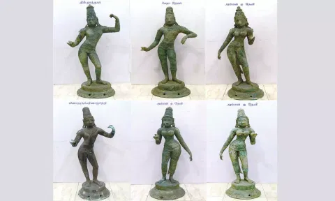 வெளிநாடுகளுக்கு கடத்த முயன்ற ரூ.22 கோடி மதிப்பிலான 6 சாமி சிலைகள் பறிமுதல்- 3 பேர் கைது