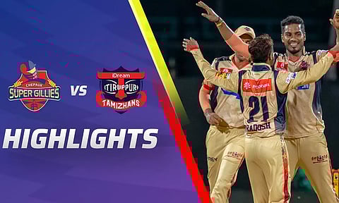 சேப்பாக் சூப்பர் கில்லீஸ்- திருப்பூர் தமிழன்ஸ் அணிகள் நாளை பலப்பரீட்சை