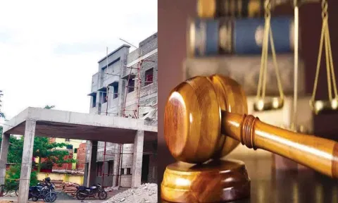 அரசு ஆஸ்பத்திரி கட்டிடம் இடிந்து ஒருவர் பலி- 5 பேர் மீது வழக்கு