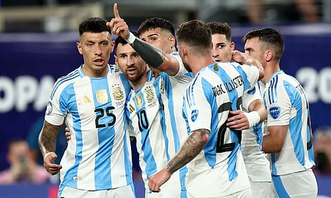 கோபா அமெரிக்கா கால்பந்து.. இறுதிப் போட்டிக்கு முன்னேறியது அர்ஜென்டினா