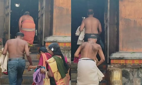 ஐகோர்ட் உத்தரவு எதிரொலி.. நடராஜர் கோவில் கனகசபைக்குள் சென்று வழிபட்ட பக்தர்கள்