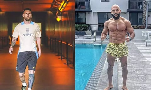 பிரபல கால்பந்து வீரரின் பாதுகாவலரான ராணுவ வீரர்