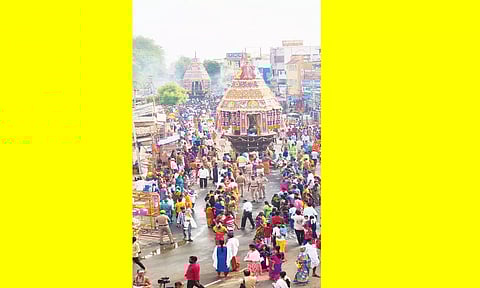 சிதம்பரம் நடராஜர் கோவிலில் ஆனித்திருமஞ்சன தேர் திருவிழா