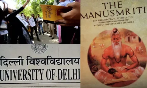 டெல்லி பல்கலை. சட்டப் படிப்புகளில் மனுஸ்மிரிதியை சேர்க்க பரிந்துரை.. சர்ச்சை