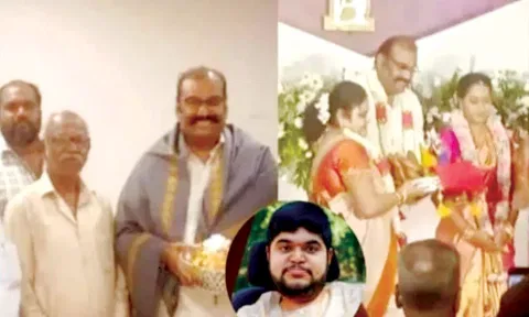 வீடியோ கால் மூலம் நடந்த நெப்போலியன் மகன் நிச்சயதார்த்தம்