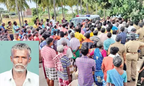 கடையநல்லூர் அருகே யானை மிதித்து தோட்ட காவலாளி பலி