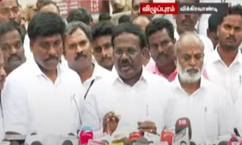 பரிசுப்பொருட்கள் மூலமாகவே விக்கிரவாண்டியில் தி.மு.க. வெற்றி - பா.ம.க. வழக்கறிஞர்