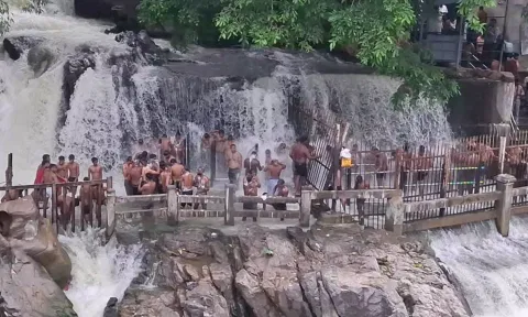 ஒகேனக்கல்லுக்கு நீர்வரத்து 5 ஆயிரம் கனஅடியாக நீடிப்பு