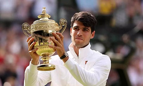 தொடர்ந்து 2-வது ஆண்டாக ஜோக்கோவிச்சை வீழ்த்தி விம்பிள்டன் பட்டம் வென்றார் கார்லோஸ் அல்காரஸ்