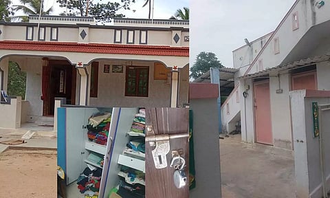 அடுத்தடுத்து 2 இடங்களில்  வீட்டின் பூட்டை உடைத்து 54 பவுன் தங்க நகை, பணம் திருட்டு