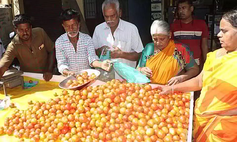 மழையால் உற்பத்தி பாதிப்பு: தக்காளி கிலோ ரூ.70 ஆக அதிகரிப்பு