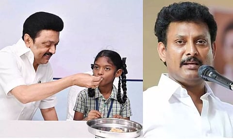 'மு.க.ஸ்டாலின் காலை உணவுத் திட்டம்' என்று பெயர் சூட்ட வேண்டும்' - அமைச்சர் அன்பில் மகேஷ் கோரிக்கை