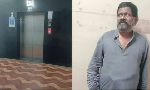 'சத்தமாக அழுதேன், தூங்க முடியவில்லை': 2 நாட்களாக லிப்ட்டில் சிக்கி மீட்கப்பட்டவரின் துயர அனுபவம்