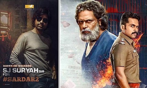சர்தார் 2 - வில் இணைந்த எஸ்.ஜே சூர்யா