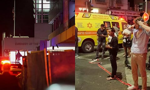 ஜோ பைடன் - நேதன்யாகு சந்திப்பு.. அமெரிக்க தூதரகம்  அருகே ஹவுதிக்கள் டிரோன் தாக்குதல்