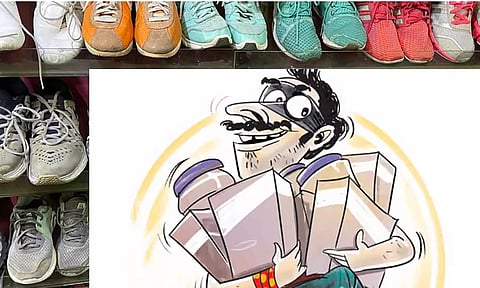 7 ஆண்டுகளாக 10,000 ஷூக்களை திருடிய பலே திருடர்கள்... போலீசில் சிக்கியது எப்படி?