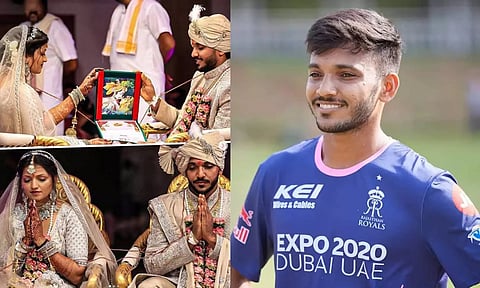 திருமண பந்தத்தில் இணைந்த சேத்தன் சகாரியா- வைராலாகும் புகைப்படம்