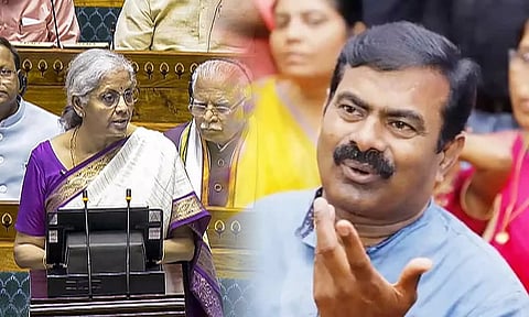 பாஜக அரசின் நிதிநிலை அறிக்கை ஒட்டுமொத்த இந்தியாவிற்கானதா? தேசிய ஜனநாயக கூட்டணிக்கு மட்டுமானதா?- சீமான்