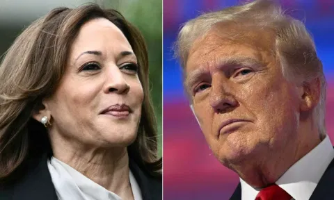 அமெரிக்க கருத்துக் கணிப்பு: டிரம்ப்பைவிட கமலாஹாரீஸ் 2 புள்ளிகள் முன்னிலை