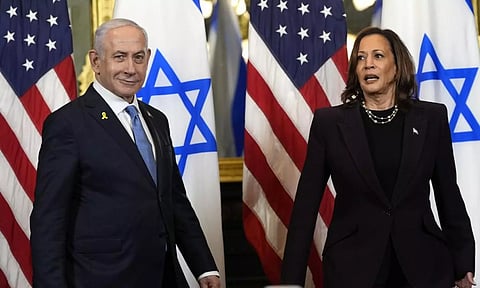 'நான் அமைதியாக இருக்க மாட்டேன்'.. வெள்ளை மாளிகை வந்த நேதன்யாகுவிடம் கறார் காட்டிய கமலா ஹாரிஸ்