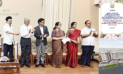 டெல்லியில் பிரமாண்டமான தமிழ்நாடு இல்லம்- அடிக்கல் நாட்டினார் முதலமைச்சர்