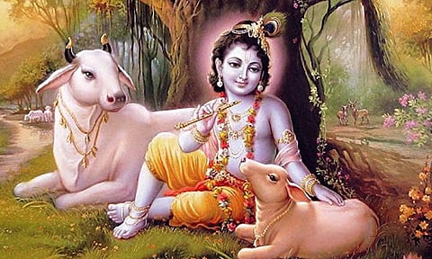 கிருஷ்ண ஜெயந்தி மாக்கோலம்