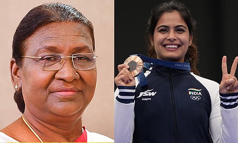 மானு பாகெரால் இந்தியா பெருமை கொள்கிறது- ஜனாதிபதி வாழ்த்து