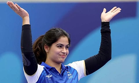 துப்பாக்கி சுடுதலில் வெண்கல பதக்க போட்டிக்கு தகுதி பெற்றது சரப்ஜோத் சிங் - மனுபாகெர் ஜோடி