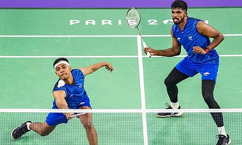 பாரீஸ் ஒலிம்பிக்ஸ் பேட்மிண்டன்: இந்திய ஜோடி பங்கேற்ற போட்டி ரத்து
