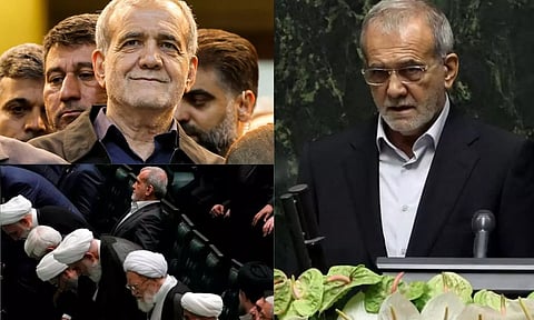 'DEATH TO இஸ்ரேல்- DEATH TO அமெரிக்கா' முழங்க ஈரான் அதிபராக பதவியேற்றார் மசூத் பெசஸ்கியான்!