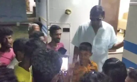 படப்பிடிப்பிற்காக வந்த நடிகர் வடிவேலுவை காண குவிந்த மக்கள்