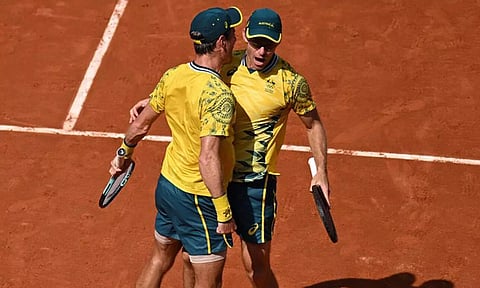 ஒற்றையர் முதல் சுற்றில் தோல்வி: இரட்டையரில் சாம்பியன் பட்டம் வென்ற மேத்யூ எப்டன்