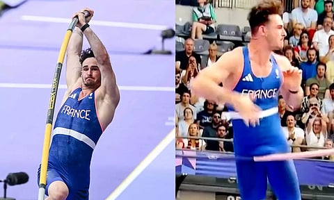 French pole vaulter Anthony Ammirati