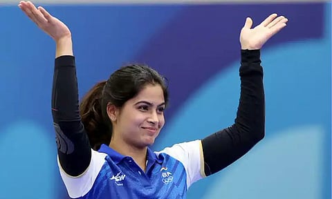 ஒலிம்பிக் நிறைவு விழாவில் இந்திய தேசிய கொடியை ஏந்துகிறார் மனு பாக்கர்