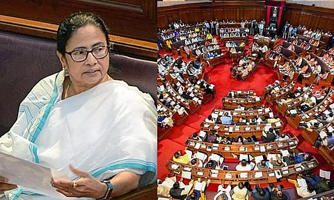 மேற்கு வங்காளத்தைப் பிரிப்பதற்கு  எதிராக  தீர்மானம்  நிறைவேற்றிய மம்தா..  பா.ஜ.க. சொல்வது என்ன?