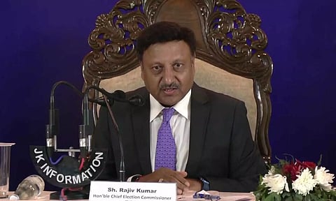 இந்திய தலைமை தேர்தல் ஆணையர் ராஜிவ் குமார்