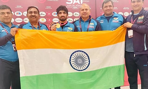 இந்தியாவிற்கு மேலும் ஒரு பதக்கம்- அமன் ஷெராவத் வெண்கலம் வென்றார்